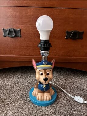Paw Patrol Chase Small Table Lamp